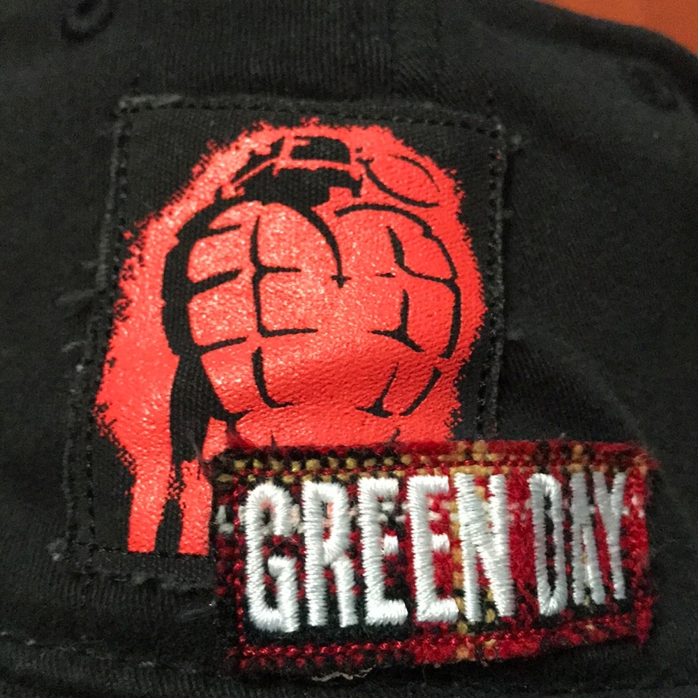 “GREENDAY GRENADE PATCH LOGO” Fitted Cap/Hat - Picture 2 of 10